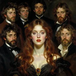 an occult art portrait of douglas rushkoff by wayne barlowe, gustav moreau, goward,  Gaston Bussiere and roberto ferri, santiago caruso, and austin osman spare