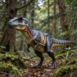 velociraptor in forest, national geographic, XF IQ4, f/1.4, ISO 200, 1/160s, 8K, RAW, unedited, symmetrical balance, in-frame