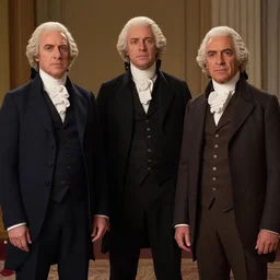 still of the founding fathers in keeping up with the kardashians tv show.