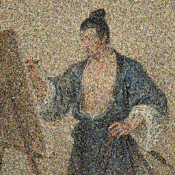a man wearing hanfu, muscular, painting by Gaston Bussiere, Craig Mullins