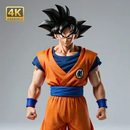 son goku if he was a real person, realistic, studio photo, 8 k