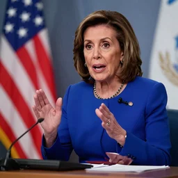 Nancy Pelosi excited to join us on Stable Diffusion