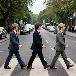 the three stooges crossing abbey road,