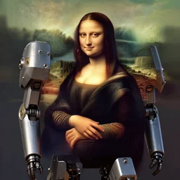 mona lisa as a battlemech, vfx, octane render, 8 k, realistic, epic, unreal engine, nvidia, professional, digital art, artstation, udh, hdr, pixiv