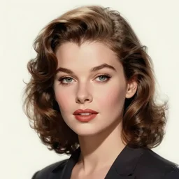 young beautiful Gene Tierney color studio publicity photo , tight face shot portrait, highly detailed, digital painting, artstation, concept art, illustration, art , by Jeremy Lipking