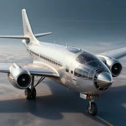 retro futuristic airplane, 8 k photorealistic, hd, high details, trending on artstation