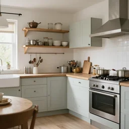 a tidy kitchen by aertsen pieter