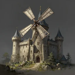 the castle of the wind, concept art, artstation