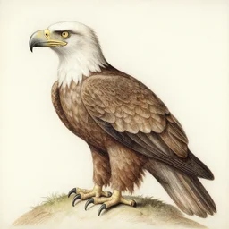 human - eagle creature with one big beak, drawn by da vinci
