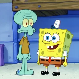 film still from spongebob squarepants of squidward by stephen hillenburg