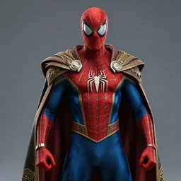Viking SPIDERMAN with ornate cloak, highly detailed, 4k, HDR, smooth, sharp focus, photo-realistic, high resolution, award-winning,