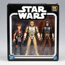 Hasbro Star Wars limited edition toys (1983) mint condition boxed product, studio photo, 8K UHD, highly detailed
