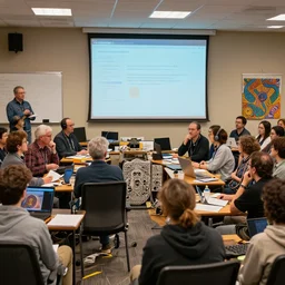 a conference of psychedelic scientists / professors / researchers at the ohio state university