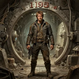 postapocalyptic propaganda 1 9 5 0 with vault - guy, detailed, intricate, artstation by greg rutkowski, byron's muse, greg staples, hd