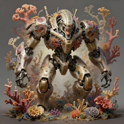 portrait of a angry, organic corals, floral! horizon zero dawn machine, intricate, elegant, highly detailed, ray tracing, digital painting, artstation, concept art, smooth, sharp focus, illustration, art by artgerm and greg rutkowski and alphonse mucha, 8 k