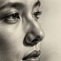 nose pencil sketch
