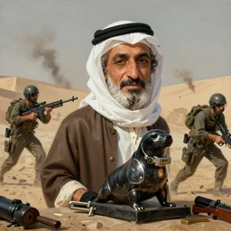 seal team six raid on bin laden, as painted by rembrandt
