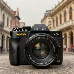 kodak portra 4 0 0, 2 0 0 mm lens, 1 9 3 0 s calcutta street with colonial facades, insanely detailed, insanely intricate, depth of field