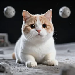 the first cat ever sent to the moon, 4k
