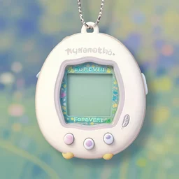 my tamagotchi forever app painted by monet