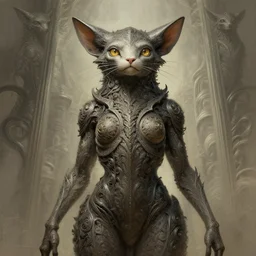low angle shot of a beautiful creature by Clive Barker , intricate, elegant, highly detailed, centered, digital painting, artstation, concept art, smooth, sharp focus, illustration, artgerm, Tomasz Alen Kopera, Peter Mohrbacher donato giancola, Joseph Christian Leyendecker, WLOP, Boris Vallejo ,