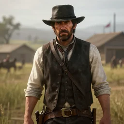 Film still of RYAN REYNOLDS, from Red Dead Redemption 2 (2018 video game)