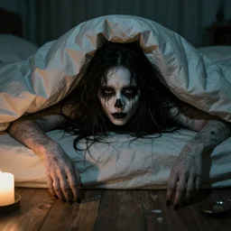 photo of nightmare fuel hiding under the bed