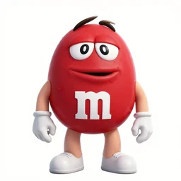 eminem as an m & m, cartoonish
