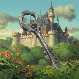 a wholesome animation key shot, castle in the background, foliage in the foreground, studio ghibli, pixar and disney animation, sharp, rendered in unreal engine 5, anime key art by greg rutkowski, bloom, dramatic lighting