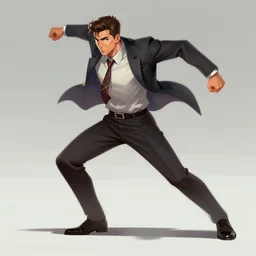 lawer in dynamic pose, concept art by jama jurabuev, artstation