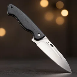 A studio photo of a Morakniv Companion knife, highly detailed, bokeh, 90mm, f/1.4