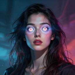 illustration of a woman entranced bewitched mesmerized hypnotized, spirals in eyes, artgerm and wlop and greg rutkowski, digital art, highly detailed, dynamic lighting, cinematic composition, concept art, sharp focus, colorful, photorealistic, 8 k