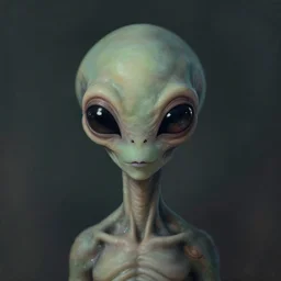 a portrait of an alien by greg rutkowski