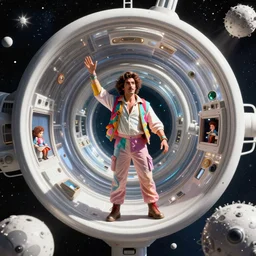 don juan's psychedelic trip in outer space, unstable reality, wide angle, extremely high details quality, norman rockwell, viktor safonkin, bruce pennington, larry elmore, intricate, hyperrealistic oil painting on canvas, deep depth field, hd, hdr, 4 k, 8 k
