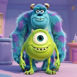 kanye west as a monster in monsters inc.