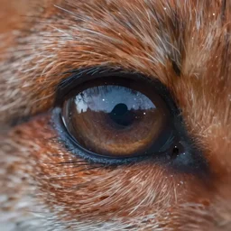 space reflected in eye, fox's eye macro, stars, reflection of space, space, endless, vast, 8 k, nasa