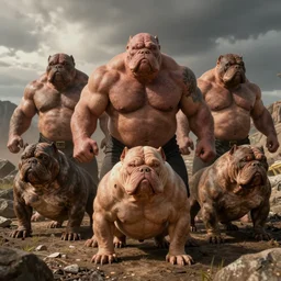 mass production of burly strongmen clones