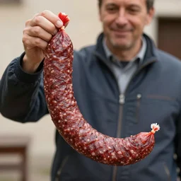 a man and his italian sausage,highly detailed