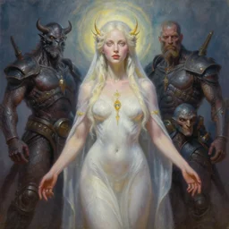 visionary art, dmt goddess, tim hildebrandt, bruce pennington, wayne barlowe, donato giancola, trending on artstation, cinematic composition, beautiful lighting, hyper detailed, 8 k, oil on canvas