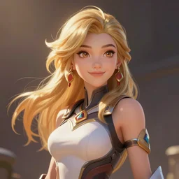 d. va from overwatch as a cartoon character
