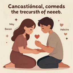 artwork about compassion, consolation, protection in times of need, acceptance, care, no judgement, empathy, support, concern, tolerance, support - s 75
