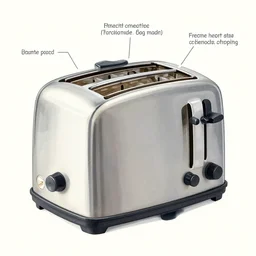 anatomical diagram of a toaster