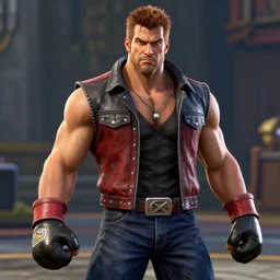 Saul Goodman in the king of fighters XV, in game engine, HD, 4K, screenshot