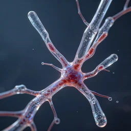 bifurcating tubes of a synthetic mineral glass - blown blood vascular system, unreal engine 5, digital art, octane render, 1 6 k