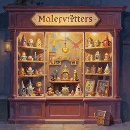 painting of a toy store for wizards, magical toys, digital art, trending on artstation