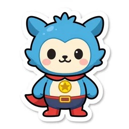 cute miss mascot airmure airmure skarmory super hero sticker art, cronobreaker, beeple game icon