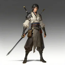 detailed concept art of a character by yongming yang artstation,