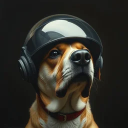 dog in vr helmet by guy denning and evelyn de morgan and mike deodato