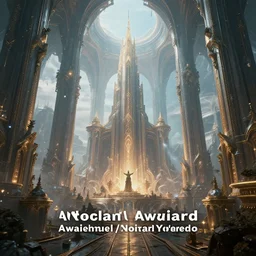 inside a futuristic elven city, highly detailed, 8 k, hdr, award - winning, octane render, trending on artstation, volumetric lighting