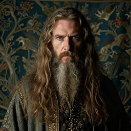 portrait of a gobelin with long hairs in alan lee and marc simonetti and emil melmoth style  , cinematic lighting
